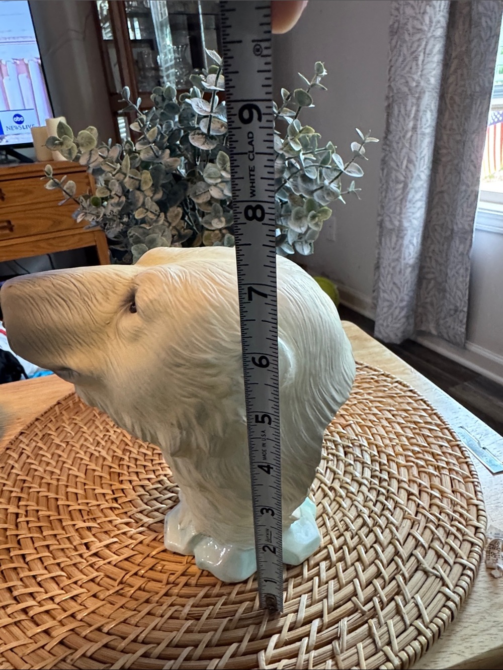 RESERVED NOT FOR SALE Polar Bear Large Figurine VTG EUC RESERVED - Picture 9 of 12
